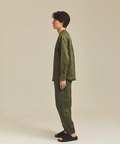 JACKROSE(ジャックローズ) |BAYCANT/ベイカント リネン100% バンドカラーLSシャツ *セットアップ対応(MENS)