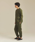 JACKROSE(ジャックローズ) |BAYCANT/ベイカント リネン100% バンドカラーLSシャツ *セットアップ対応(MENS)