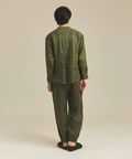 JACKROSE(ジャックローズ) |BAYCANT/ベイカント リネン100% バンドカラーLSシャツ *セットアップ対応(MENS)