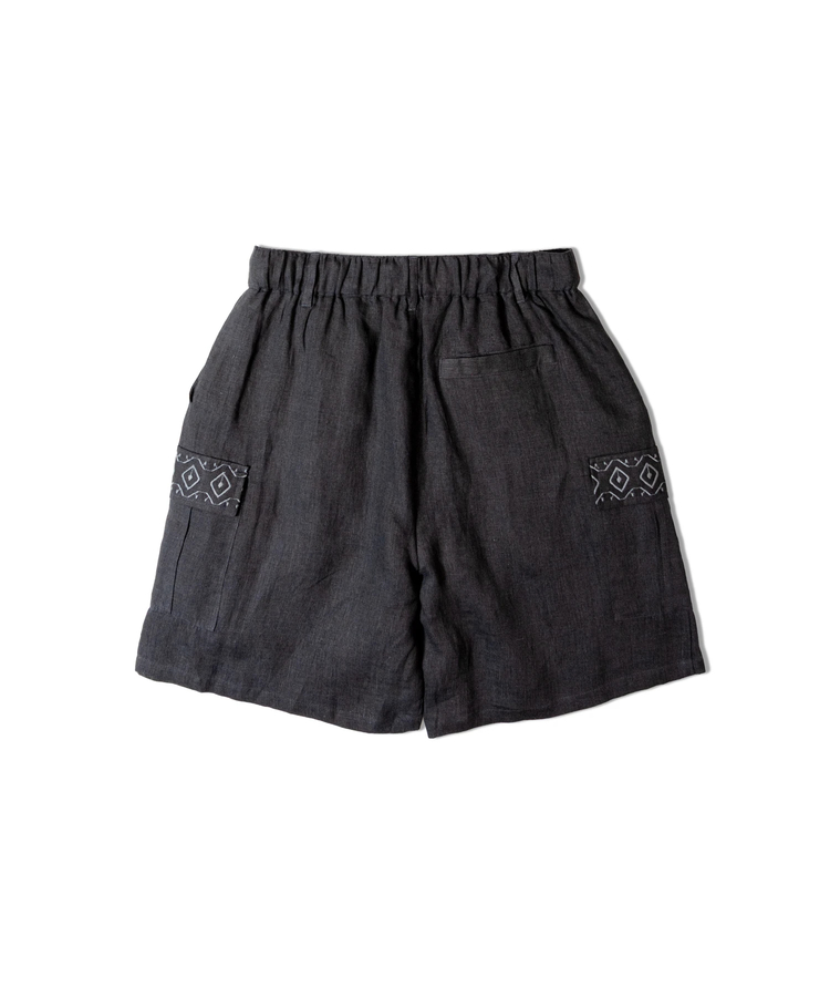 JACKROSE(ジャックローズ) |BAYCANT/ベイカント リネン100% カーゴショーツ *セットアップ対応(MENS)