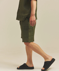 JACKROSE(ジャックローズ) |BAYCANT/ベイカント リネン100% カーゴショーツ *セットアップ対応(MENS)