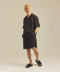 JACKROSE(ジャックローズ) |BAYCANT/ベイカント リネン100% カーゴショーツ *セットアップ対応(MENS)