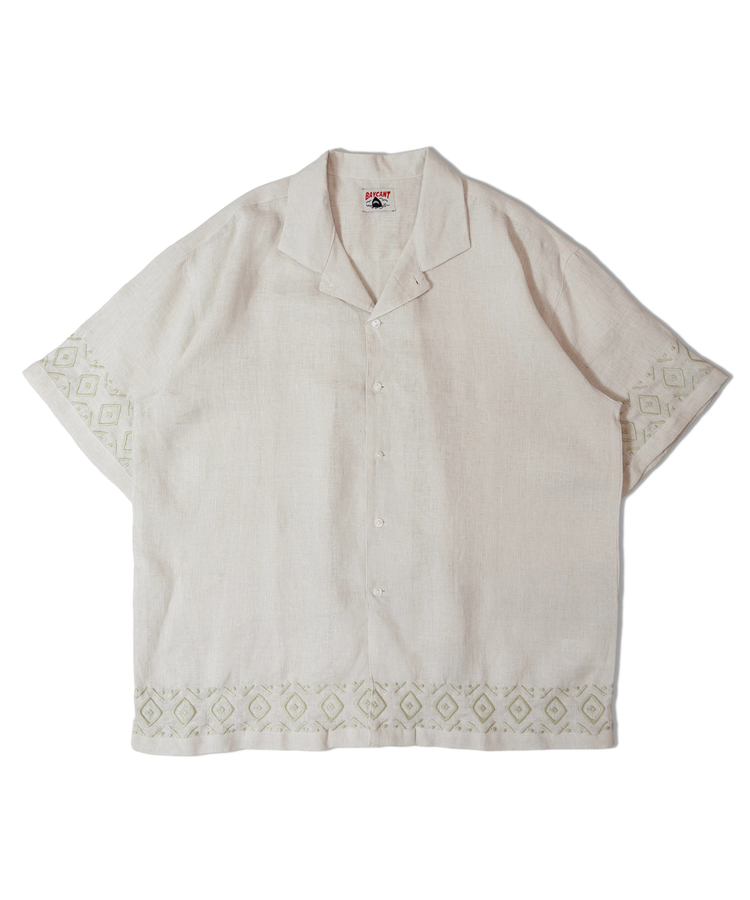JACKROSE(ジャックローズ) |BAYCANT/ベイカント リネン100% オープンカラーSSシャツ *セットアップ対応(MENS)