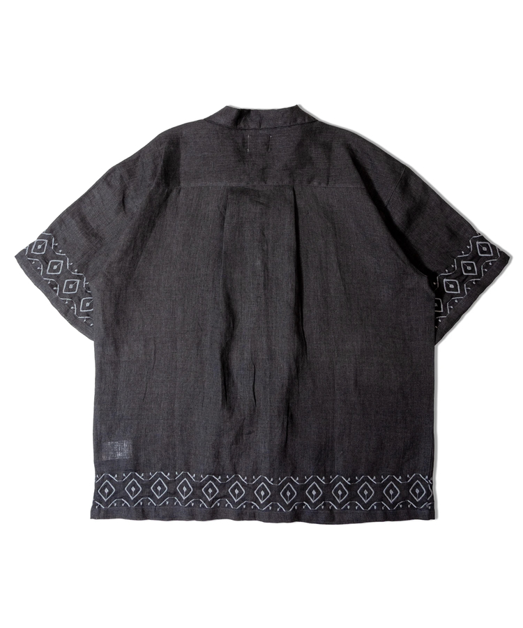 JACKROSE(ジャックローズ) |BAYCANT/ベイカント リネン100% オープンカラーSSシャツ *セットアップ対応(MENS)