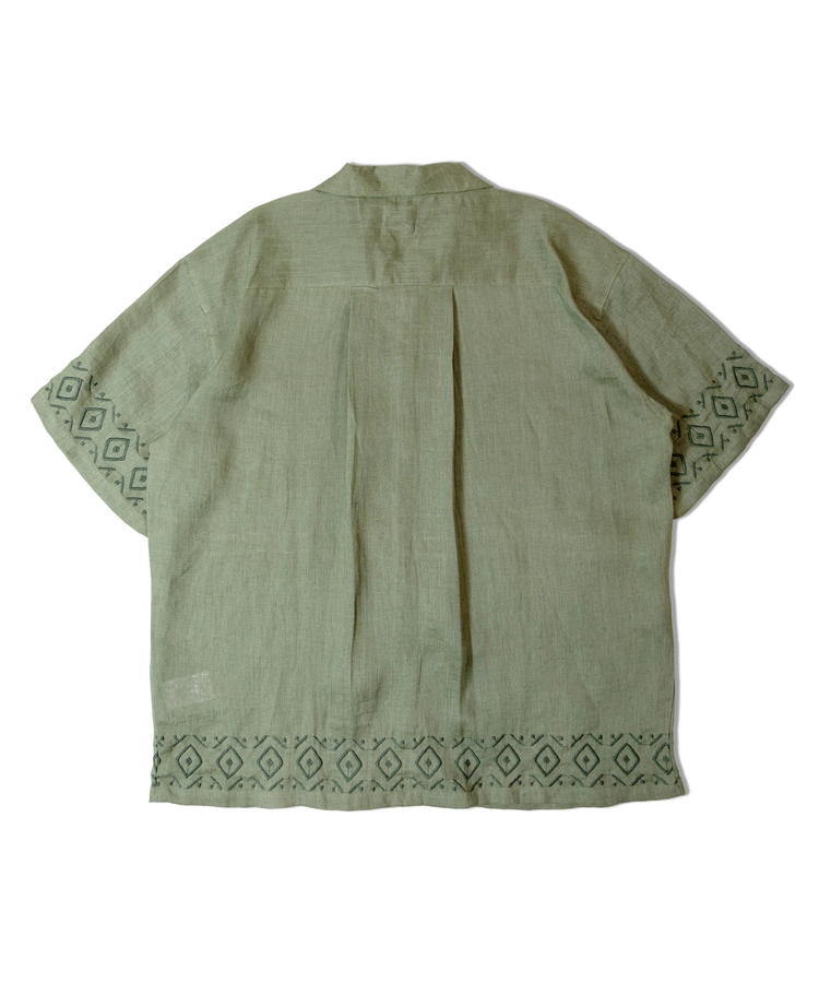 JACKROSE(ジャックローズ) |BAYCANT/ベイカント リネン100% オープンカラーSSシャツ *セットアップ対応(MENS)