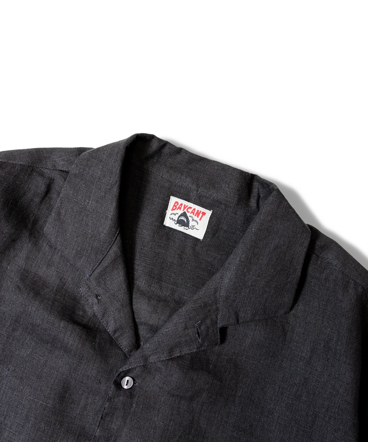 JACKROSE(ジャックローズ) |BAYCANT/ベイカント リネン100% オープンカラーSSシャツ *セットアップ対応(MENS)