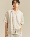JACKROSE(ジャックローズ) |BAYCANT/ベイカント リネン100% オープンカラーSSシャツ *セットアップ対応(MENS)