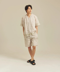 JACKROSE(ジャックローズ) |BAYCANT/ベイカント リネン100% オープンカラーSSシャツ *セットアップ対応(MENS)