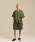 JACKROSE(ジャックローズ) |BAYCANT/ベイカント リネン100% オープンカラーSSシャツ *セットアップ対応(MENS)