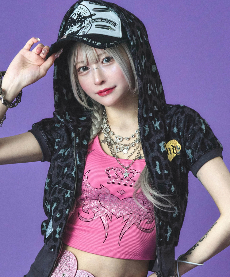 JACKROSE(ジャックローズ) |GALFY/ガルフィー GAL豹パーカー SS(WOMENS)