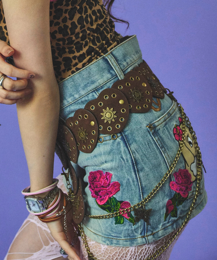 JACKROSE(ジャックローズ) |GALFY/ガルフィー GAL薔薇デニムミニ(WOMENS)