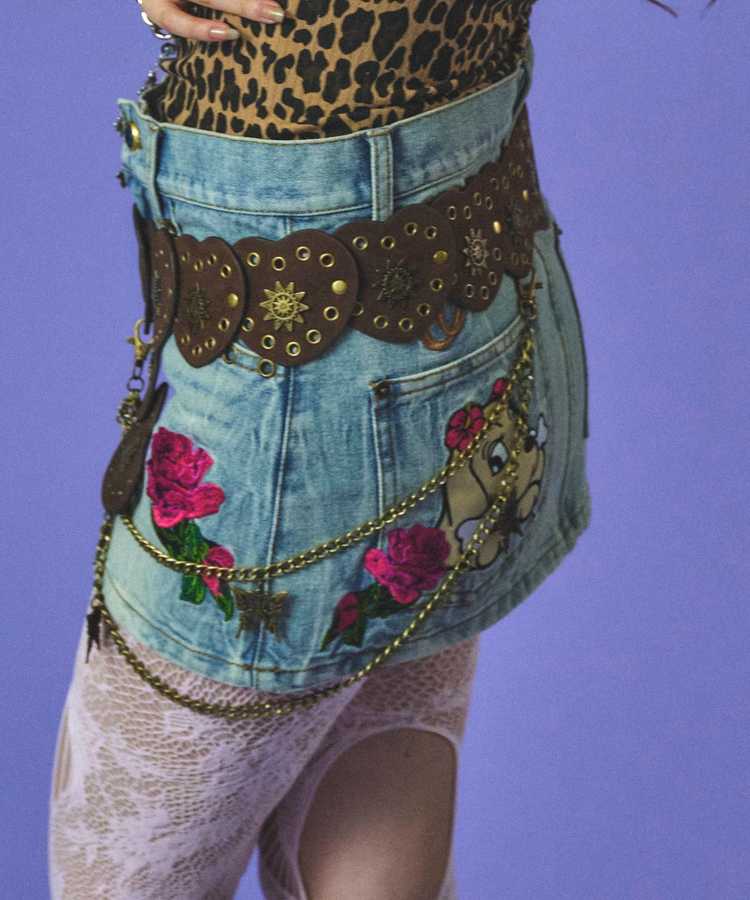 JACKROSE(ジャックローズ) |GALFY/ガルフィー GAL薔薇デニムミニ(WOMENS)