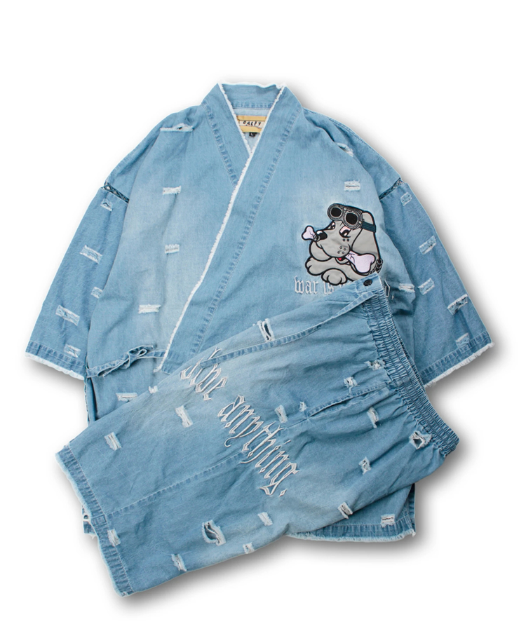 JACKROSE(ジャックローズ) |GALFY/ガルフィー 闇に染まりしボロボロ甚平(MENS)