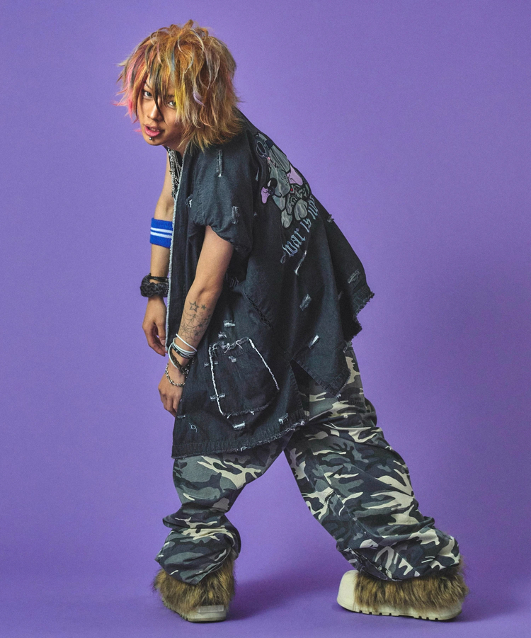 JACKROSE(ジャックローズ) |GALFY/ガルフィー 闇に染まりしボロボロ甚平(MENS)