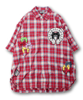 JACKROSE(ジャックローズ) |GALFY/ガルフィー チャカパッチチェックシャツ SS(MENS)