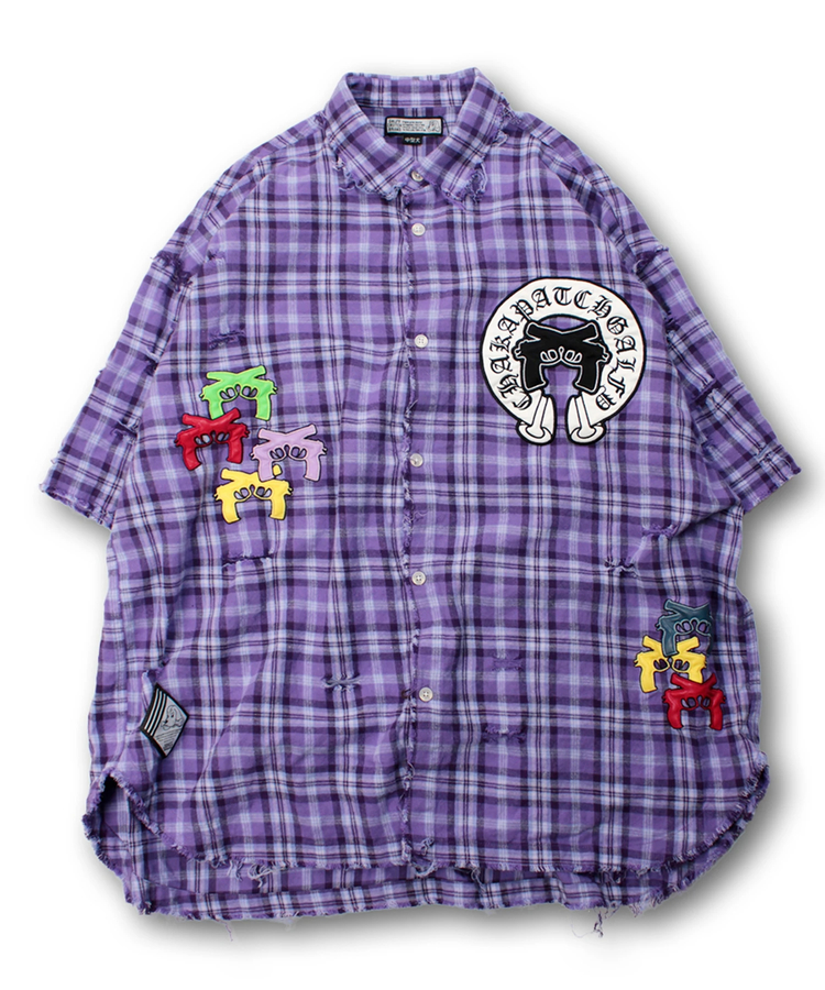 JACKROSE(ジャックローズ) |GALFY/ガルフィー チャカパッチチェックシャツ SS(MENS)
