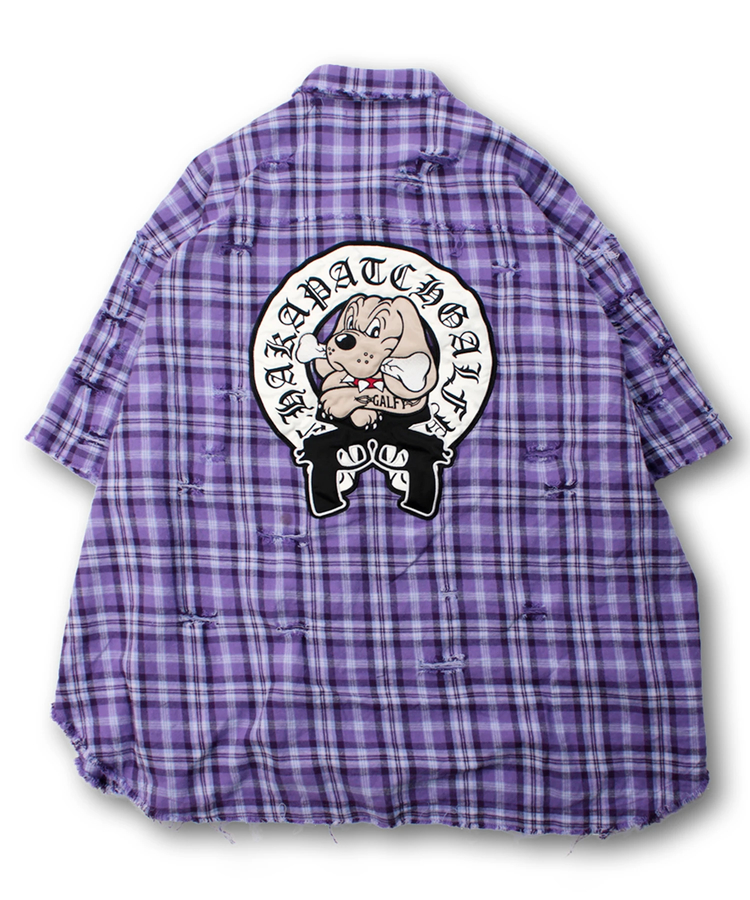 JACKROSE(ジャックローズ) |GALFY/ガルフィー チャカパッチチェックシャツ SS(MENS)