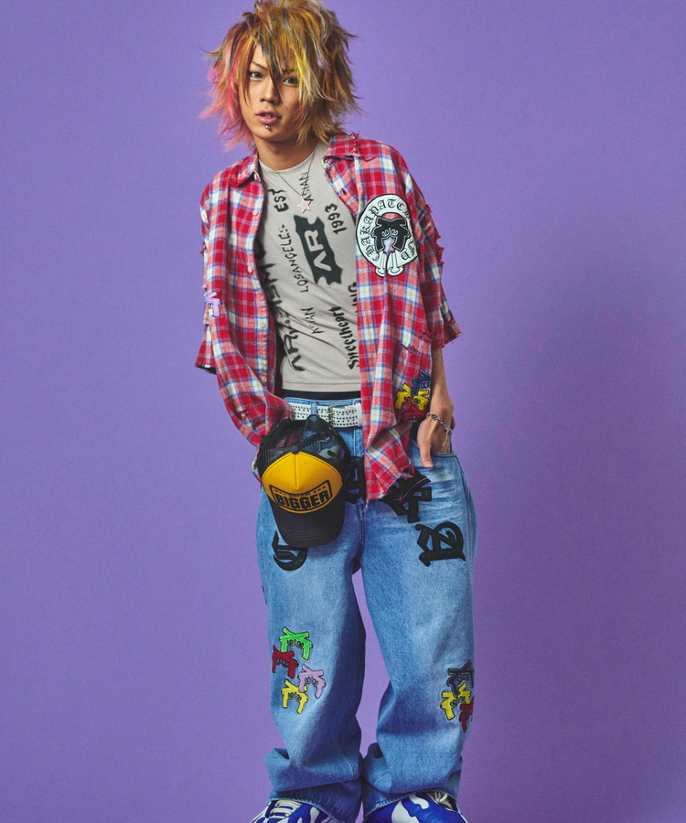 JACKROSE(ジャックローズ) |GALFY/ガルフィー チャカパッチチェックシャツ SS(MENS)