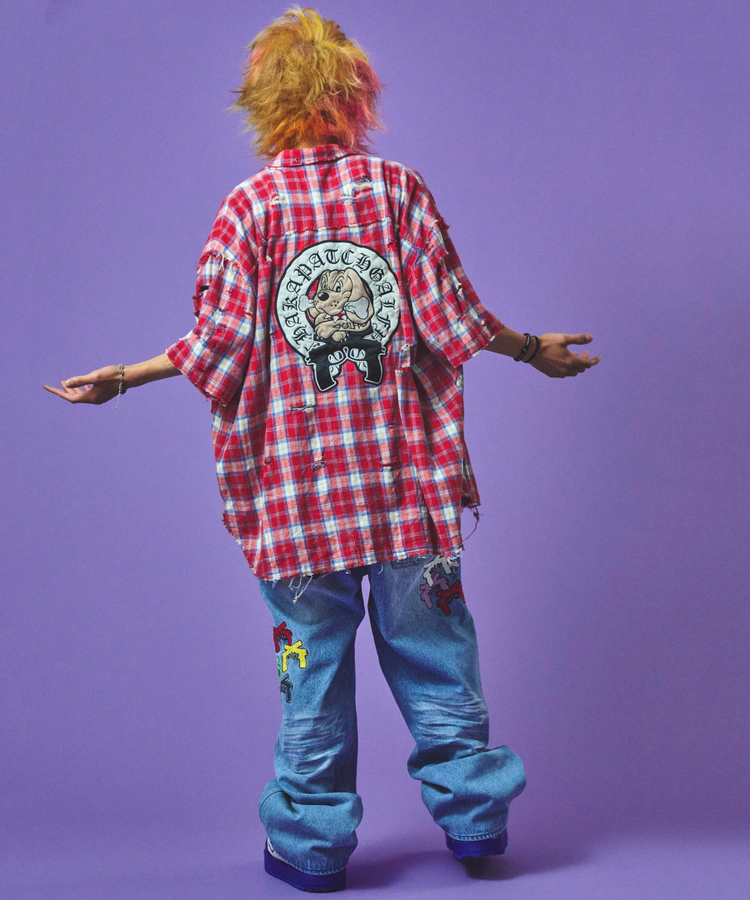 JACKROSE(ジャックローズ) |GALFY/ガルフィー チャカパッチチェックシャツ SS(MENS)