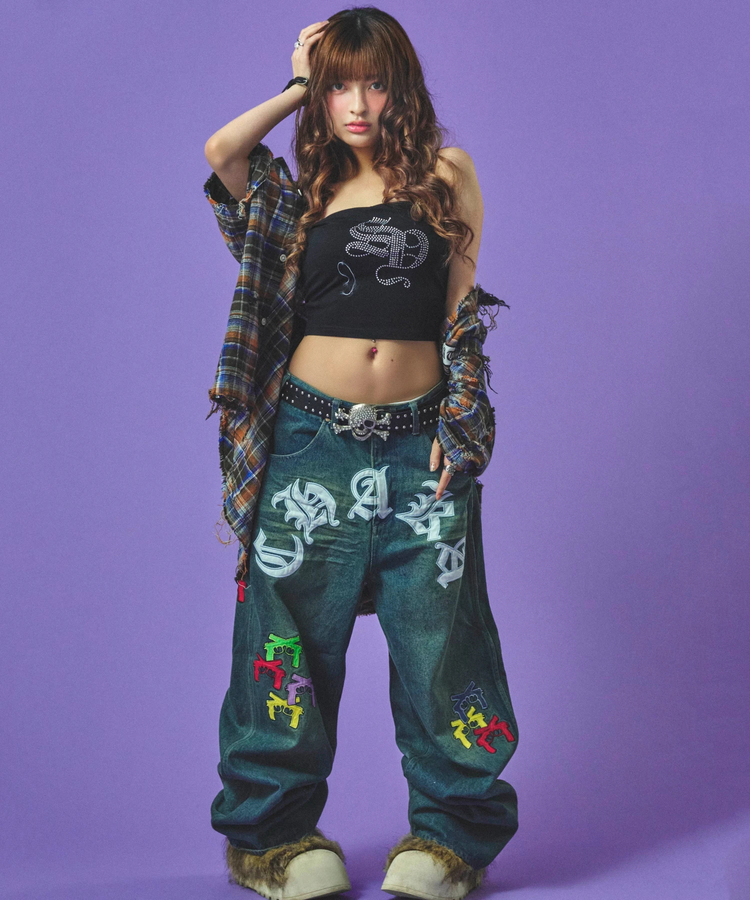 JACKROSE(ジャックローズ) |GALFY/ガルフィー チャカパッチチェックシャツ SS(MENS)