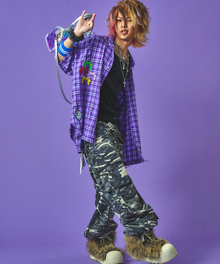 JACKROSE(ジャックローズ) |GALFY/ガルフィー チャカパッチチェックシャツ SS(MENS)