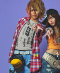 JACKROSE(ジャックローズ) |GALFY/ガルフィー チャカパッチチェックシャツ SS(MENS)