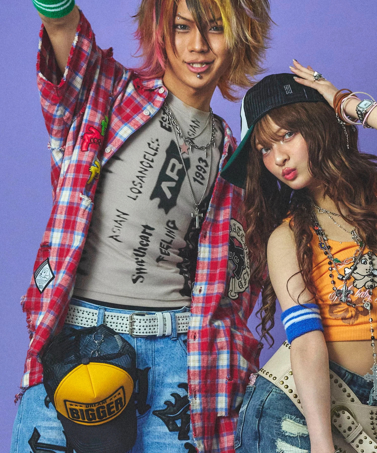 JACKROSE(ジャックローズ) |GALFY/ガルフィー チャカパッチチェックシャツ SS(MENS)