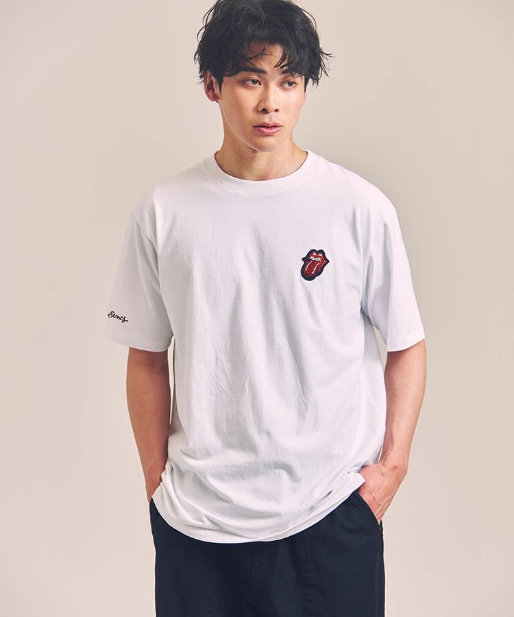 JACKROSE x THEROLLINGSTONES 別注バタフライリフレクタ JACKROSE ローリングストーンズ バタフライ.リップス&タン ロンT