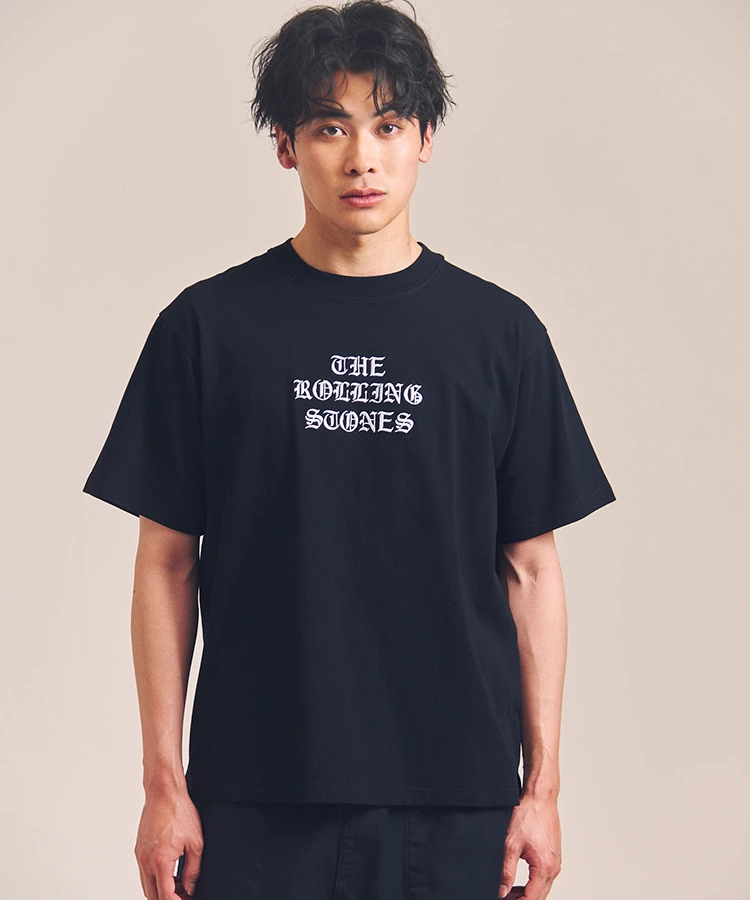 JACKROSE(ジャックローズ) |【The Rolling Stones×JACKROSE】Lips&Tongue サークル・ラインストーン/SSTEE(MENS)