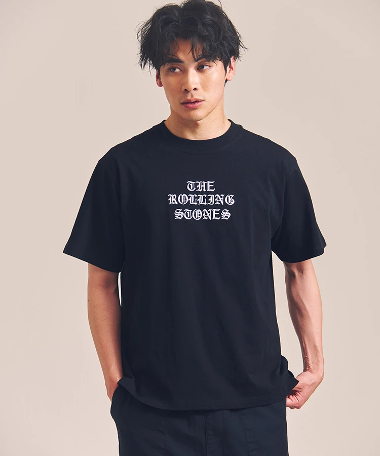 JACKROSE(ジャックローズ) |【The Rolling Stones×JACKROSE】Lips&Tongue サークル・ラインストーン/SSTEE(MENS)