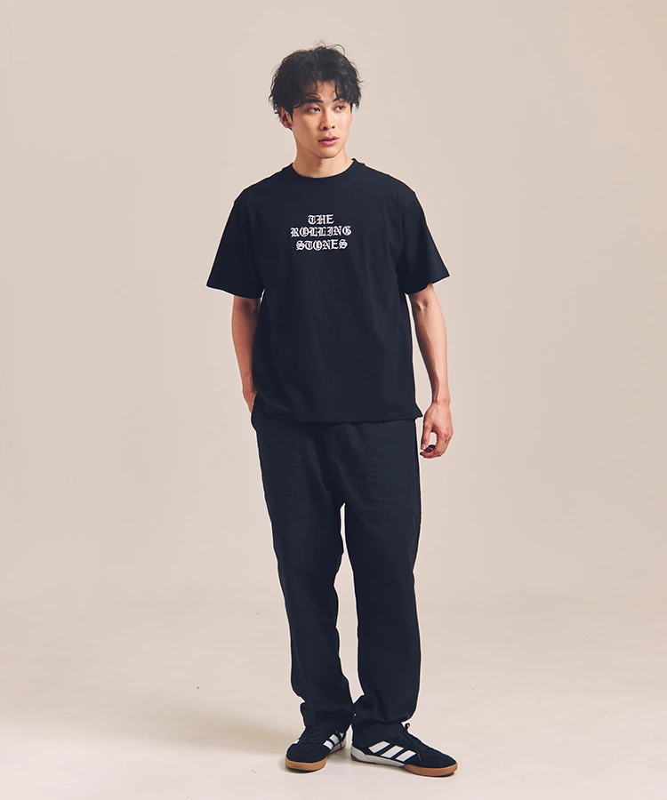 JACKROSE(ジャックローズ) |【The Rolling Stones×JACKROSE】Lips&Tongue サークル・ラインストーン/SSTEE(MENS)