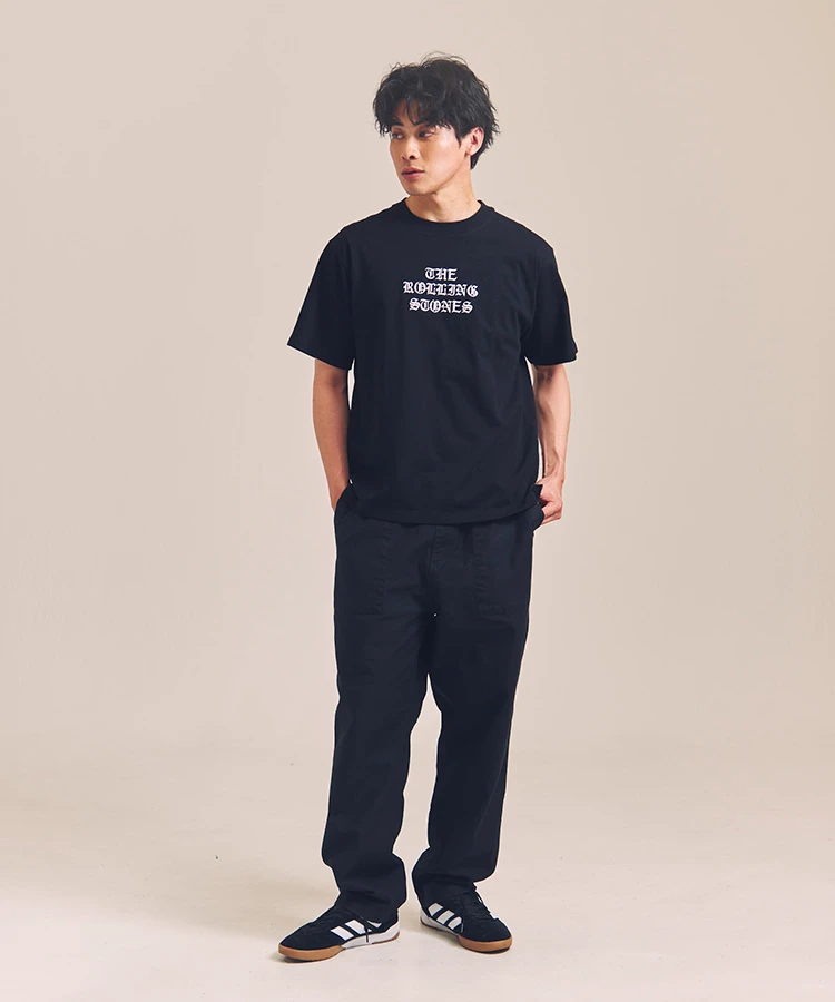 JACKROSE(ジャックローズ) |【The Rolling Stones×JACKROSE】Lips&Tongue サークル・ラインストーン/SSTEE(MENS)