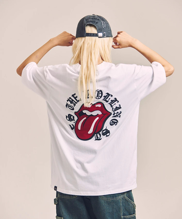 The Rolling Stones×JACKROSE】Lips&Tongue サークル・刺繍