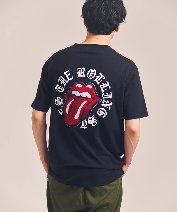 JACKROSE x THEROLLINGSTONES 別注バタフライリフレクタ The Rolling Stones×JACKROSE】Lips&Tongue ラインストーン