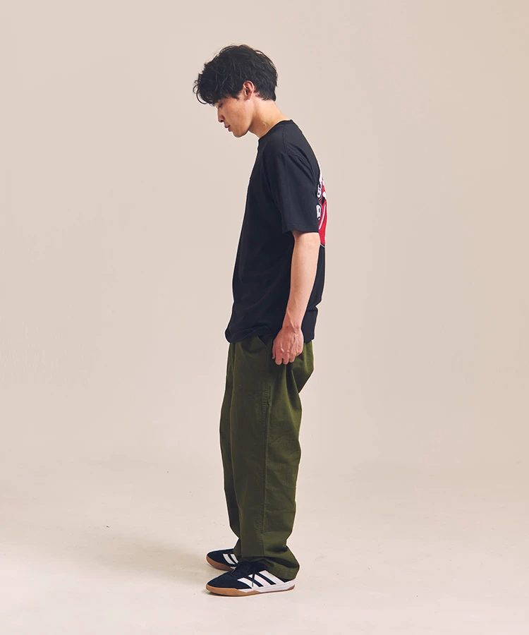 The Rolling Stones×JACKROSE】 Lips&Tongue サークル・刺繍/SSTEE