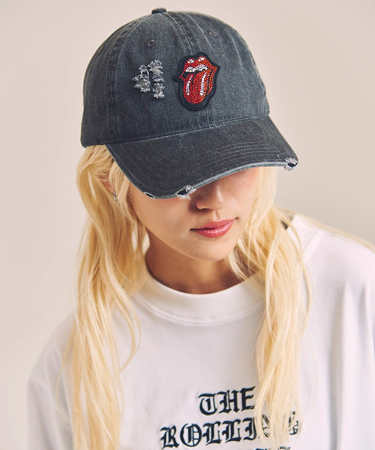 The Rolling Stones×JACKROSE】 Lips&Tongue シグネチャー/CAP