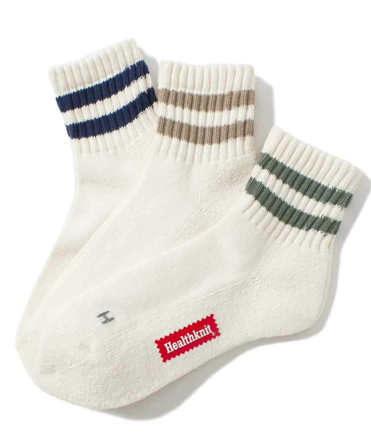 JACKROSE(ジャックローズ) |Healthknit/ヘルスニット Quarter Socks 3足組