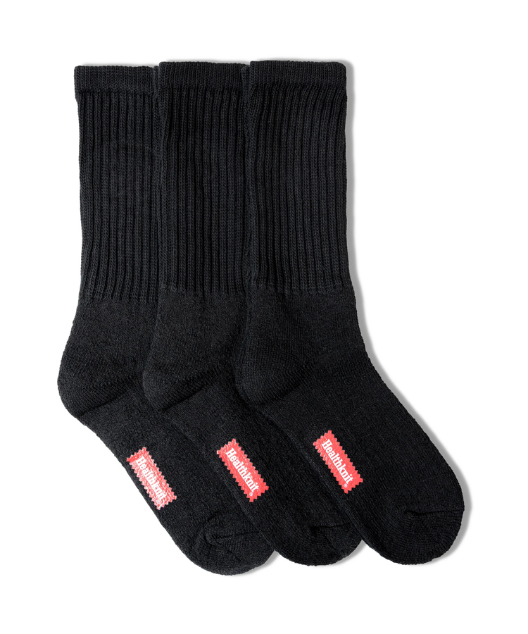 Healthknit/ヘルスニット Crew Socks 3足組｜ファッション通販 SANKO