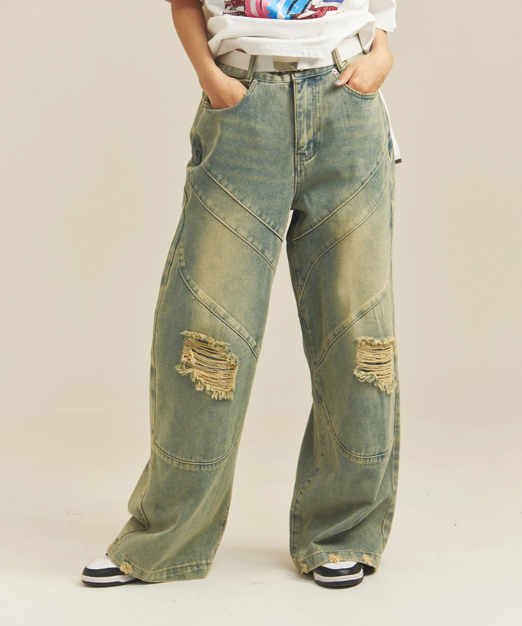 JACKROSE(ジャックローズ) |GA BIO-WASH DAMAGE  DENIM(MENS)