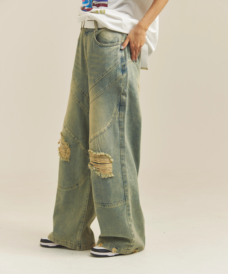 JACKROSE(ジャックローズ) |GA BIO-WASH DAMAGE  DENIM(MENS)