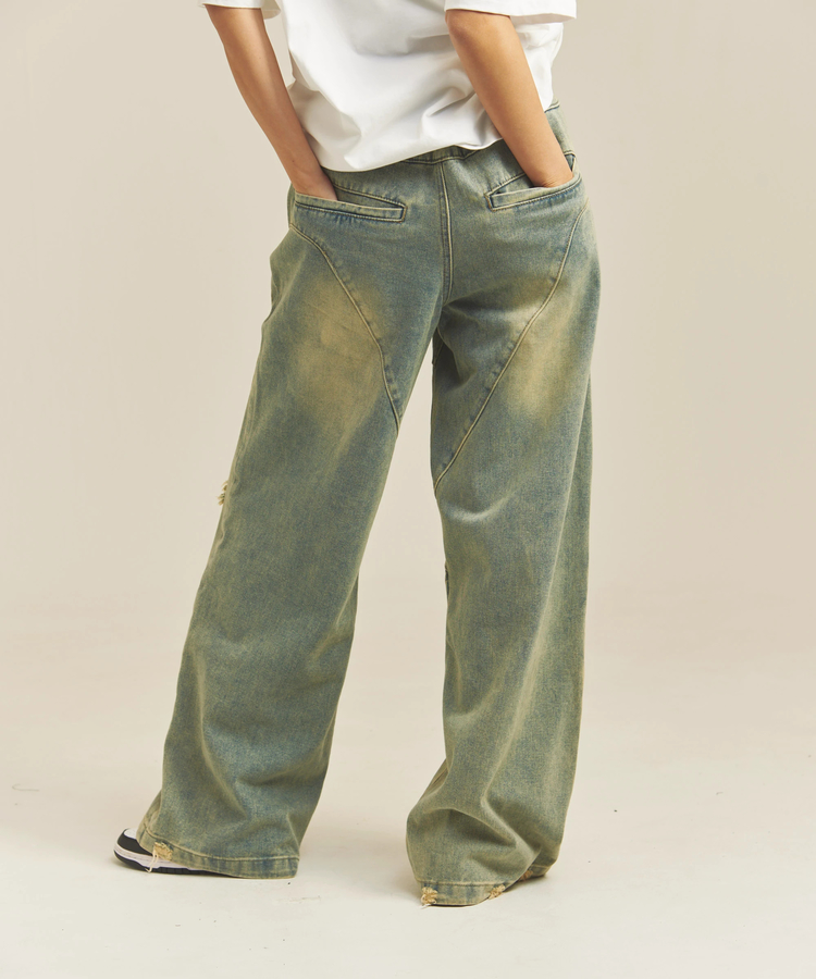 JACKROSE(ジャックローズ) |GA BIO-WASH DAMAGE  DENIM(MENS)