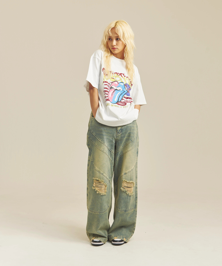 JACKROSE(ジャックローズ) |GA BIO-WASH DAMAGE  DENIM(MENS)
