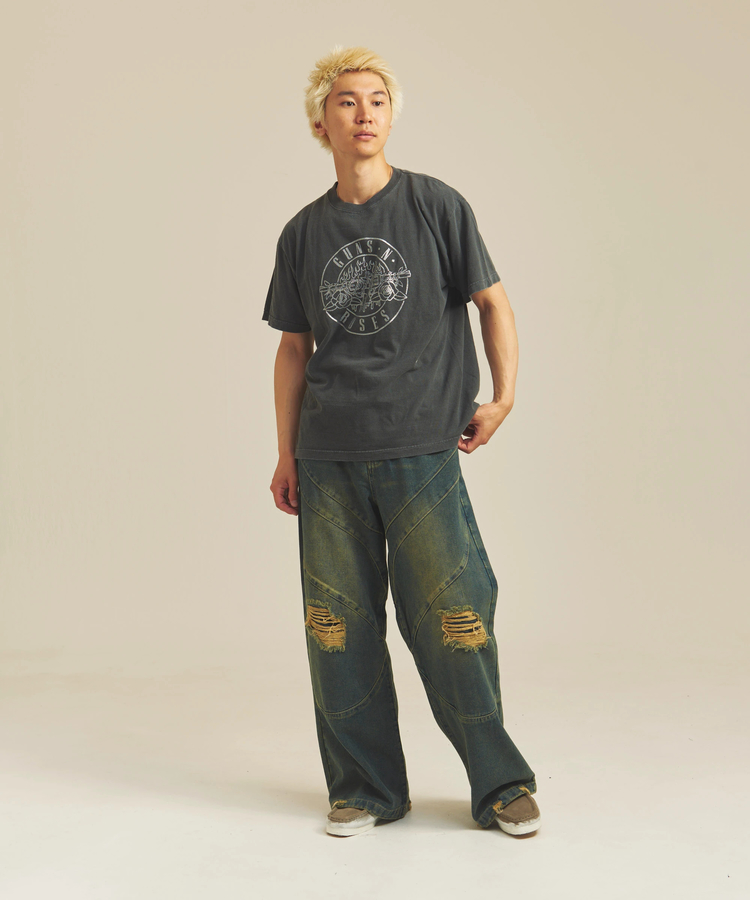 JACKROSE(ジャックローズ) |GA BIO-WASH DAMAGE  DENIM(MENS)