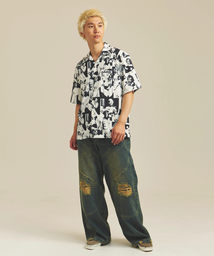 JACKROSE(ジャックローズ) |GA BIO-WASH DAMAGE  DENIM(MENS)