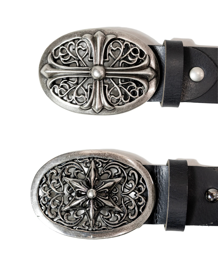 GA CROSS&STAR LEATHER BELT｜ファッション通販 SANKO BAZAAR