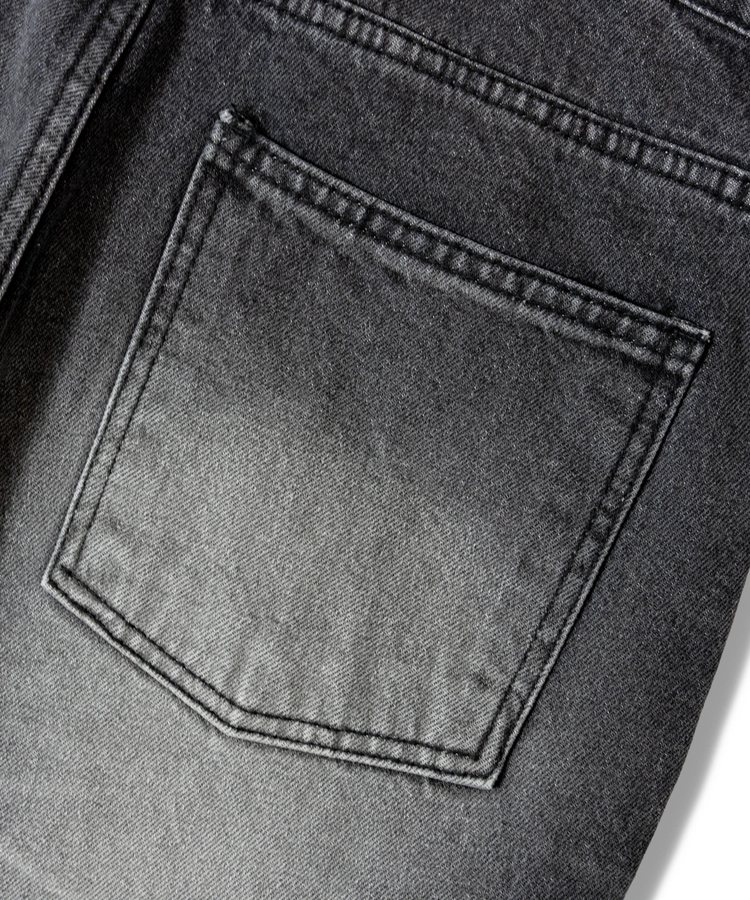 JACKROSE(ジャックローズ) |JE-SELECT-ナナメ切替・ブラスト加工/デニムパンツ(MENS)
