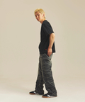 JACKROSE(ジャックローズ) |JE-SELECT-ナナメ切替・ブラスト加工/デニムパンツ(MENS)