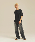 JACKROSE(ジャックローズ) |JE-SELECT-ナナメ切替・ブラスト加工/デニムパンツ(MENS)