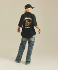 JACKROSE(ジャックローズ) |JE-SELECT-ナナメ切替・ブラスト加工/デニムパンツ(MENS)