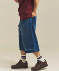 JACKROSE(ジャックローズ) |JE-SELECT-ダブルニーデニムショートパンツ(MENS)